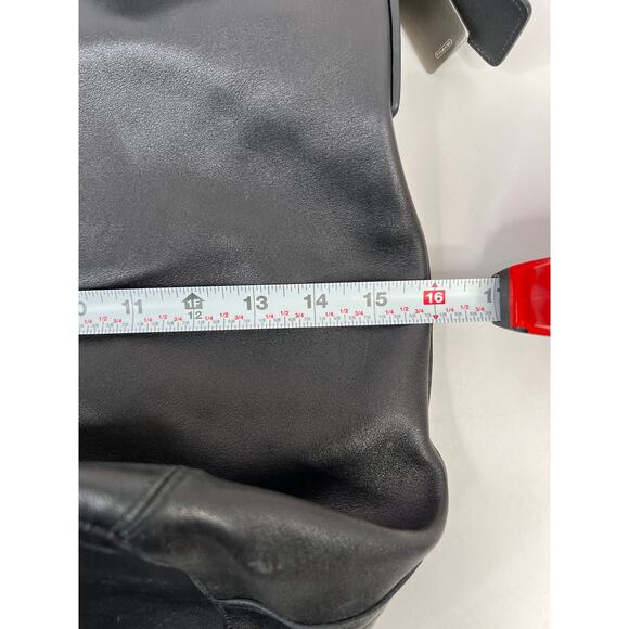 Coach Vintage Legacy Gloved Tan 9151 Black Leather Bucket Shoulder Bag - Picture 12 of 16